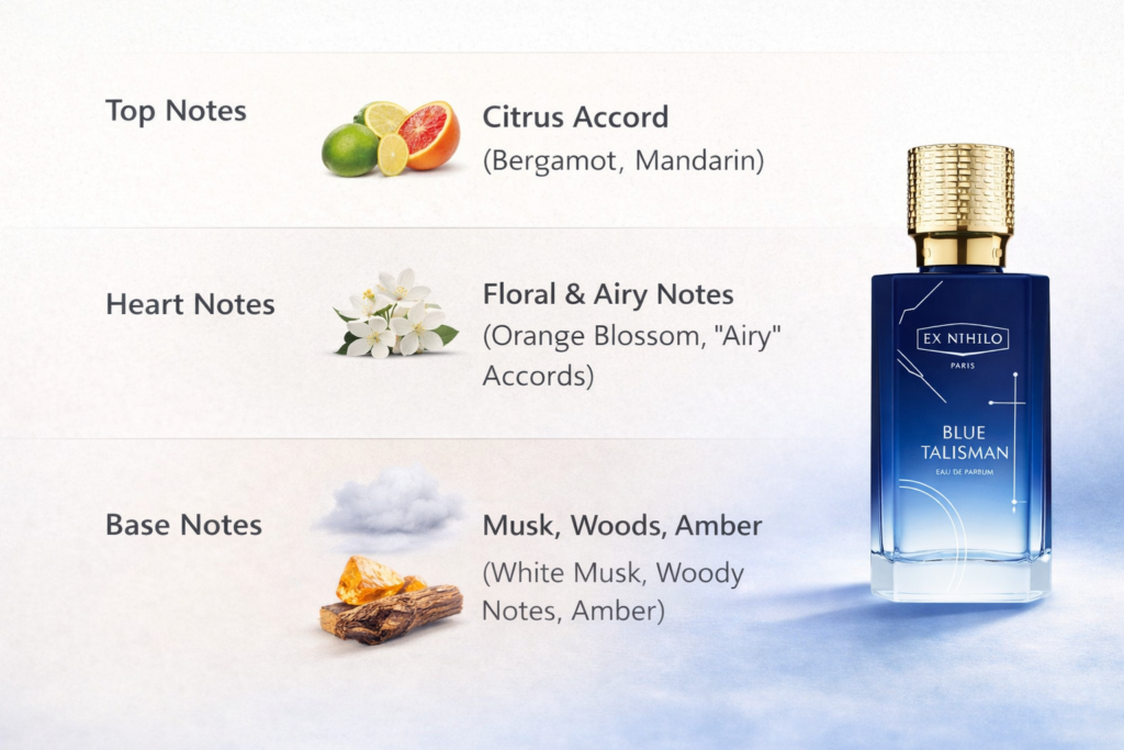 Blue talisman by Ex Nihilo Notes breakdown